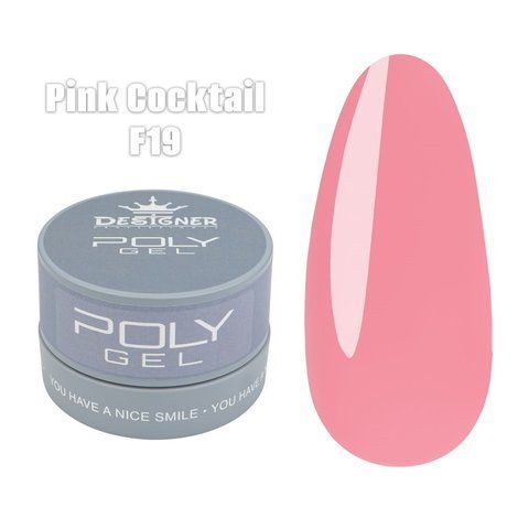 Полігель Designer Professional Polygel F19, в банці 30 мл DP-P30-BF19 фото