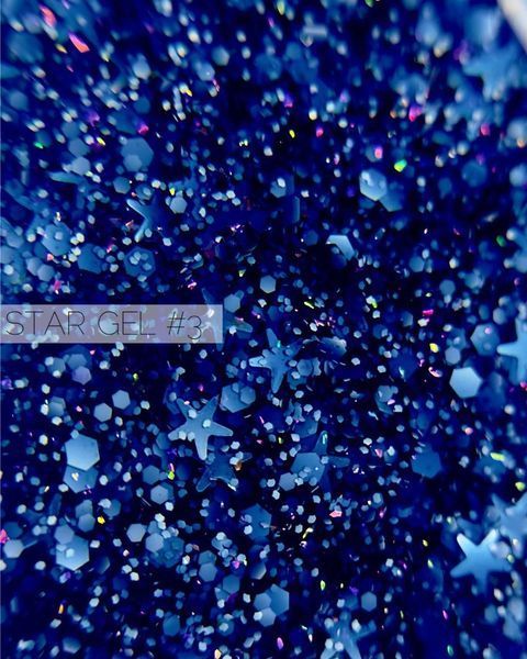 Гель для дизайна CROOZ STAR GEL #3, 5 г CR-STAR-03 фото