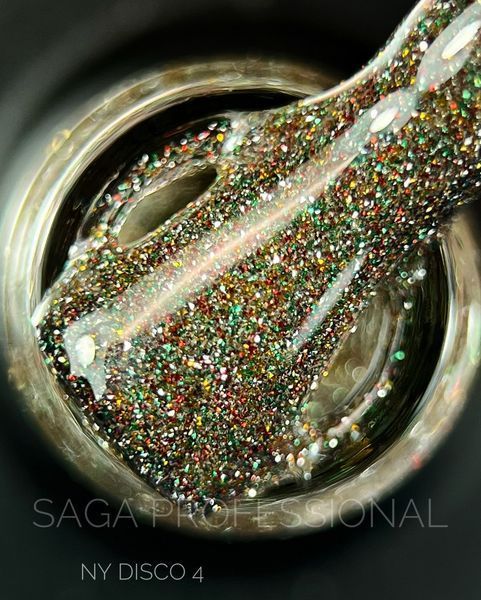 Светоотражающий гель-лак SAGA Professional New York Disco gel polish #4, 9 мл SG-GDISC-04 фото