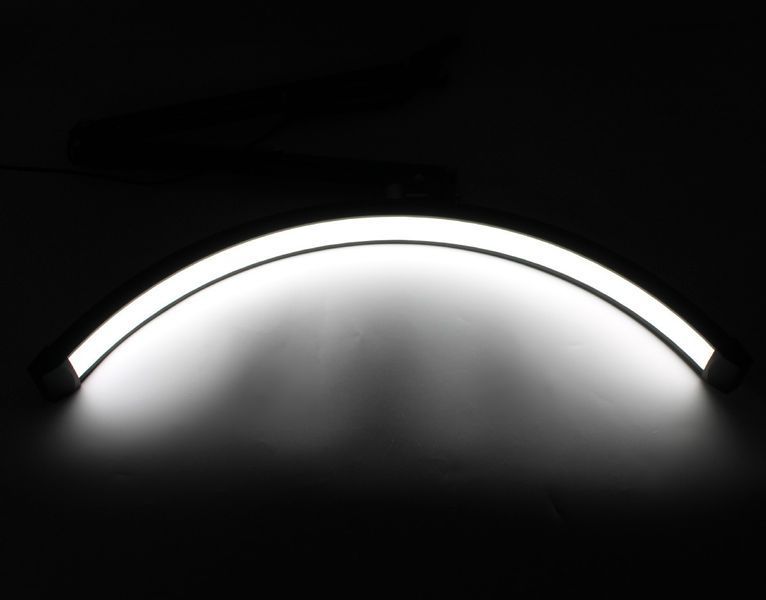 Безтіньова підлогова LED-лампа AND на штативі, дуга 58 см, 40 Вт, Чорна AND-58-40BL фото