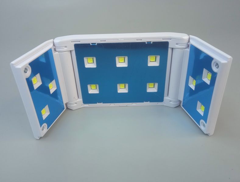 Портативная аккумуляторная UV/LED лампа для сушки ногтей BQ-3T, Белая BQ-3T-W фото