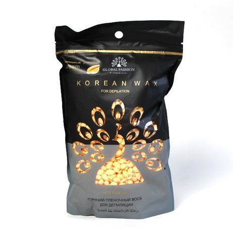 Горячий пленочный воск в гранулах Global Fashion Korean Крем, 500 г GF-KW-CR-500 фото