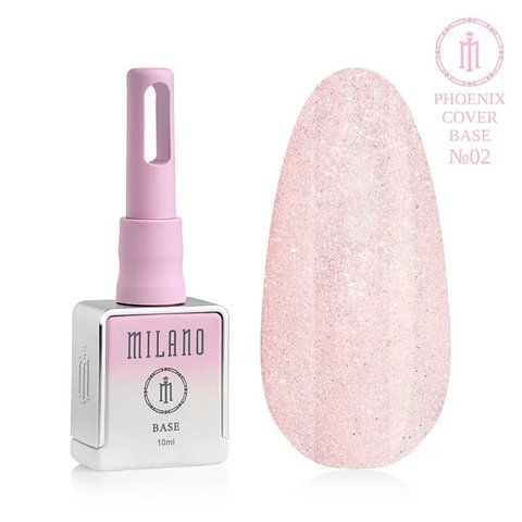 Камуфлирующая база MILANO PREMIUM PHOENIX COVER BASE 02, 10 мл C-000011488 фото