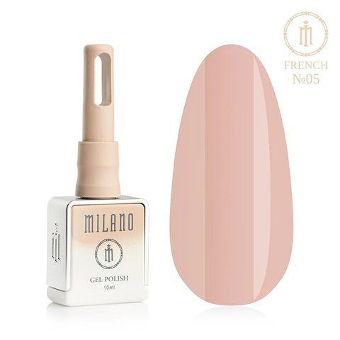 Гель-лак MILANO PREMIUM GEL POLISH FRENCH №05, 10 мл С-000011401 фото