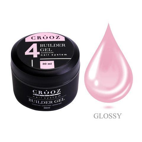Гель для нарощування CROOZ Builder Gel #4 Warm Rose, 30 мл CR-26485 фото