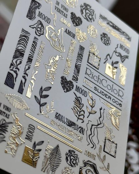 Фольгированный слайдер RICHCOLOR FOIL SLIDER #6 RC-SLF-06 фото