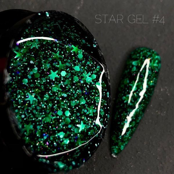Гель для дизайну CROOZ STAR GEL #4, 5 г CR-STAR-04 фото