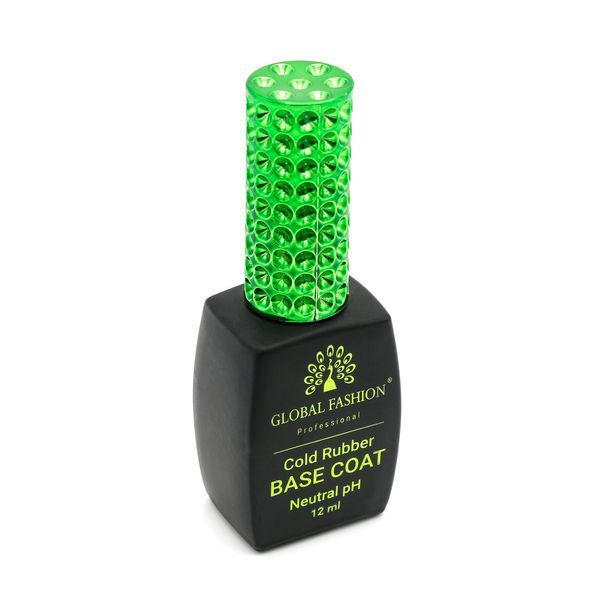 Базове покриття Global Fashion Cold Rubber Base Coat without Chemical, 12 мл 2030 фото