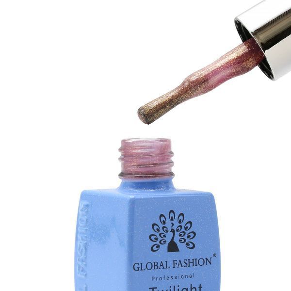 Гель-лак Global Fashion Twilight Glitter 205, 8 мл 22870 фото