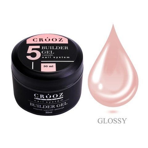 Гель для нарощування CROOZ Builder Gel #5 Caramel, 30 мл CR-26486 фото