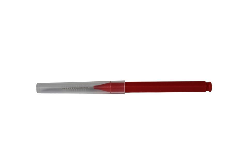 Міні-щіточки для брів і вій з ковпачком Starlet Professional 60/10, 10 шт/уп, Червоні STP-MBR-10R фото