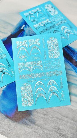 Слайдер для ногтей фольгированный новогодний RichColor #077 SL-RICH-077 фото