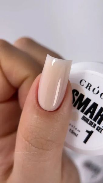 Гель для нарощування та зміцнення нігтів Crooz Smart Builder Gel #1, 15 мл CR-SBG-15-01 фото