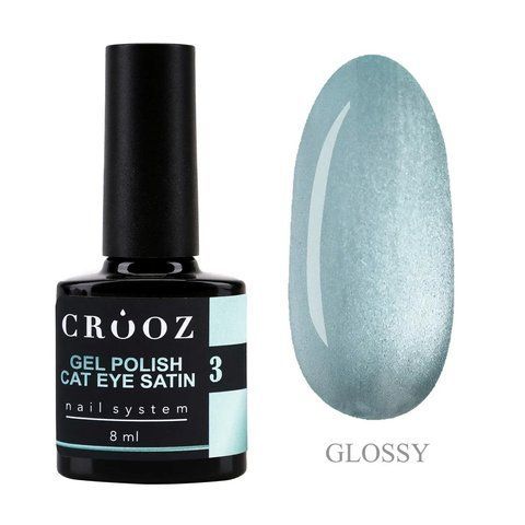 Гель-лак CROOZ SATIN CAT GEL POLISH #3, 8 мл Cr-CATSAT-03 фото