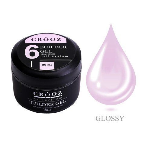 Гель для нарощування CROOZ Builder Gel #6 Lilac Blush, 30 мл CR-26487 фото