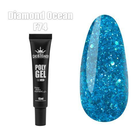 Полігель Designer Professional Polygel F74, 15 мл DP-POL15-F74 фото