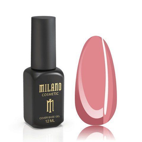 Цветная каучуковая база MILANO Cover Base #46, 12 мл C-000004062 фото