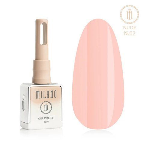 Гель-лак MILANO Premium Gel Polish Nude 02, 10 мл C-000011342 фото
