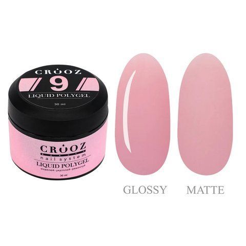 Жидкий полигель CROOZ LIQUID POLYGEL #9, банка, 30 мл CR-LQP-B-09 фото