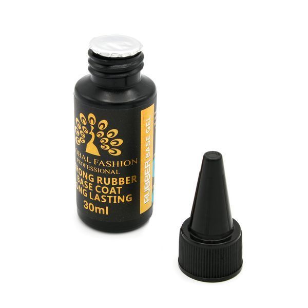 Базове покриття Global Fashion Strong Long Lasting Rubber Base, 30 мл 8111 фото