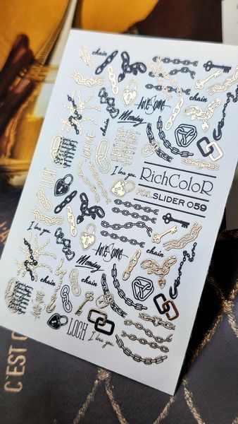 Фольгированный слайдер RICHCOLOR FOIL SLIDER #59 RC-SLF-59 фото