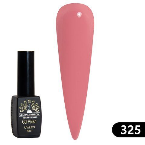 Гель-лак Global Fashion BLACK ELITE 325, 8 мл 2530 фото