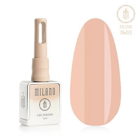 Гель-лак MILANO Premium Gel Polish Nude 03, 10 мл C-000011344 фото