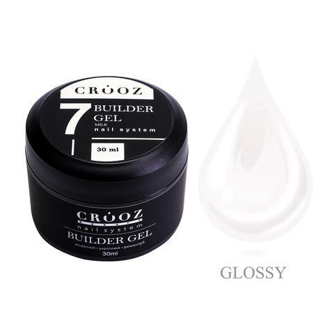 Гель для нарощування CROOZ Builder Gel #7 Milk, 30 мл CR-26488 фото