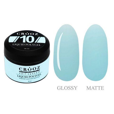 Жидкий полигель CROOZ LIQUID POLYGEL #10, банка, 30 мл CR-LQP-B-10 фото
