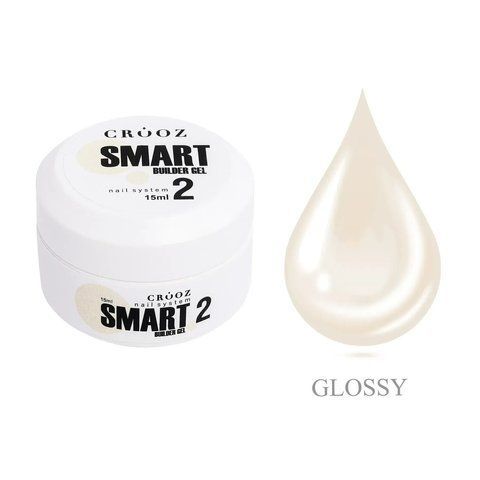 Гель для нарощування та зміцнення нігтів Crooz Smart Builder Gel #2, 15 мл CR-SBG-15-02 фото