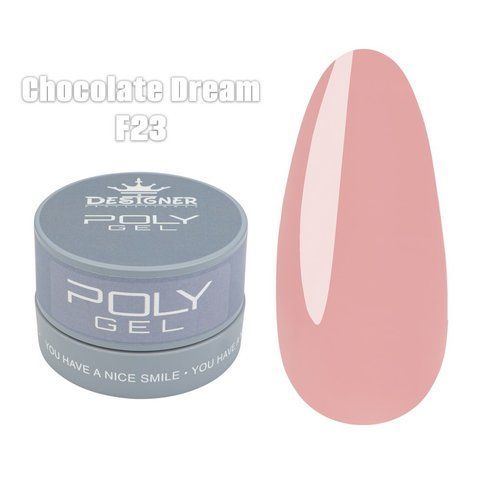 Полігель Designer Professional Polygel F23, в банці 30 мл DP-P30-BF23 фото