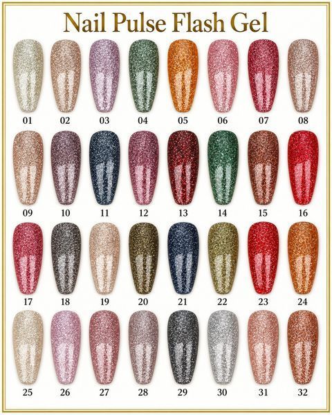 Гель-лак Nail Pulse Flash Star #17, 8 мл NAILP-FL08-17 фото