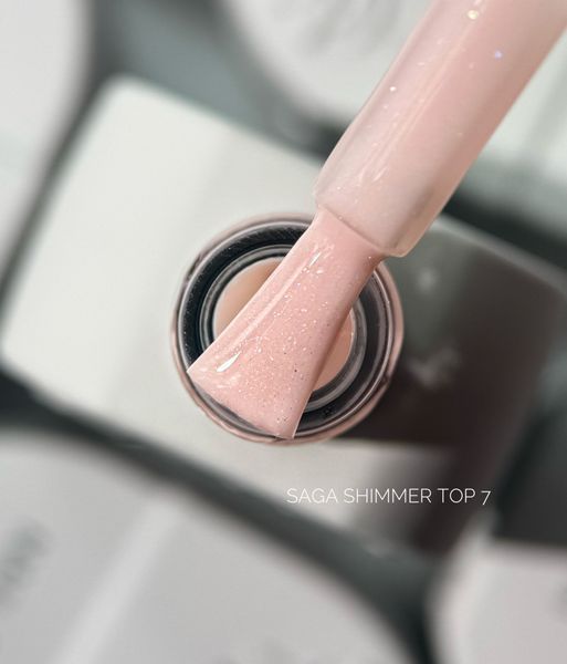 Топове покриття SAGA Professional Shimmer Top 07, 10 мл SAGA-SHTOP-07 фото