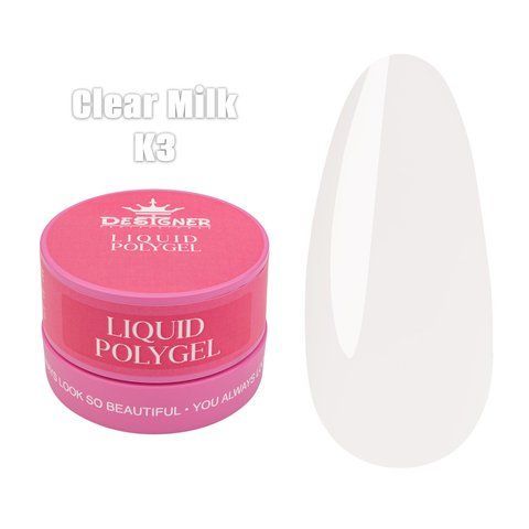 Рідкий полігель Designer Professional Liquid Polygel K3, в банці 30 мл DP-PL30-K03 фото