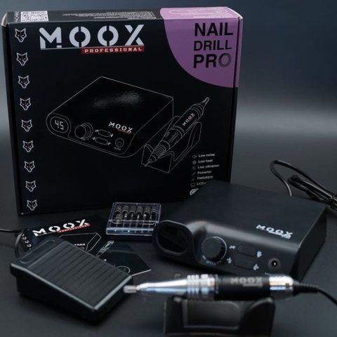 Фрезер для манікюру і педикюру MOOX X100 45 000 об / хв, 70w, Black Moox-100-Black фото