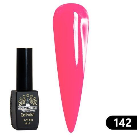 Гель-лак Global Fashion BLACK ELITE 142, 8 мл 2353 фото