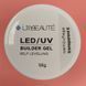Гель для нарощування нігтів Lilly Beaute LED/UV Builder Gel Camouflage Transparent 6, 56 g LB-GEL-T6 фото 1