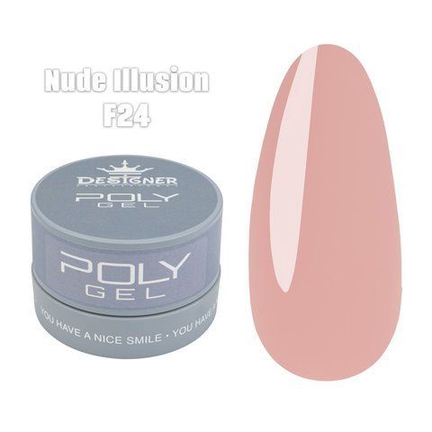 Полігель Designer Professional Polygel F24, в банці 30 мл DP-P30-BF24 фото