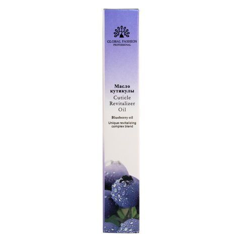 Олія для кутикули в ручці Global Fashion, Blueberry, 5мл GF-POIL-06 фото