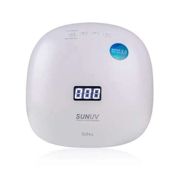 LED UV лампа для манікюру SUNUV SUN 4S 48W (оригінал), Біло-чорна SUNUV-4S-WB фото