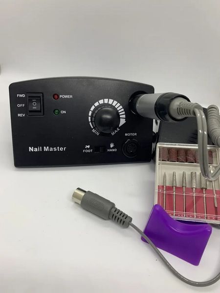 Фрезер для манікюру і педикюру Nail Drill ZS-602 35000 об/хв 60 Вт Чорний Zs 602-B фото