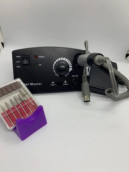 Фрезер для манікюру і педикюру Nail Drill ZS-602 35000 об/хв 60 Вт Чорний Zs 602-B фото