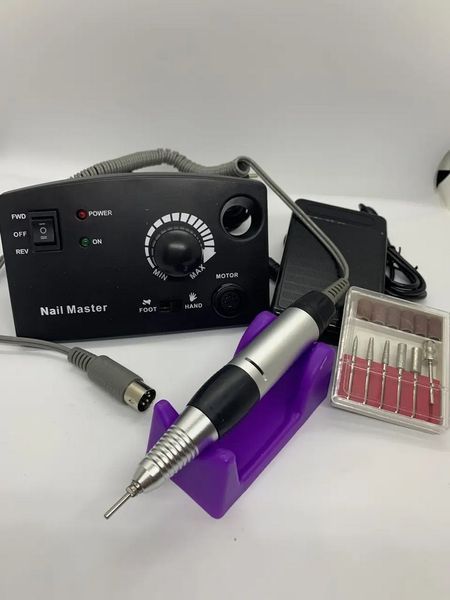 Фрезер для манікюру і педикюру Nail Drill ZS-602 35000 об/хв 60 Вт Чорний Zs 602-B фото