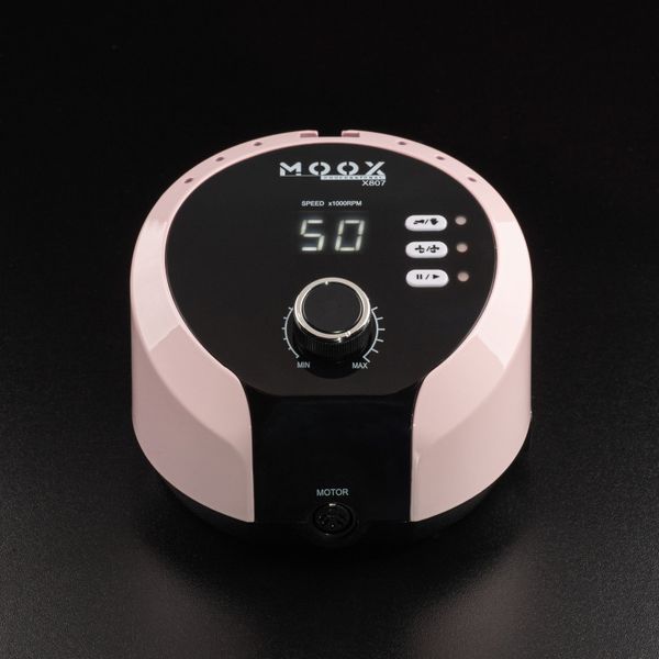 Фрезер для манікюру і педикюру MOOX X 807, 50 000 об/хв, 65 W, Pink Moox-807-PIN фото