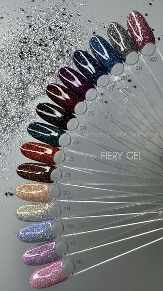 Светоотражающий гель-лак SAGA Professional Fiery gel polish #27, 9мл SG-GFIER-27 фото