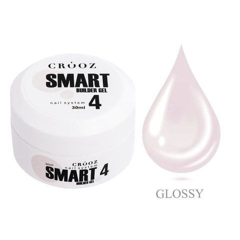 Гель для нарощування та зміцнення нігтів Crooz Smart Builder Gel #4, 30 мл CR-SBG-30-04 фото