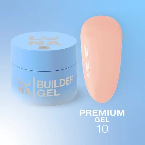 Гель для нарощування LUNA Premium Gel №10, 30 мл LUNA-PRG-10-30 фото