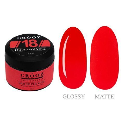 Жидкий полигель CROOZ LIQUID POLYGEL #18, банка, 30 мл CR-LQP-B-18 фото