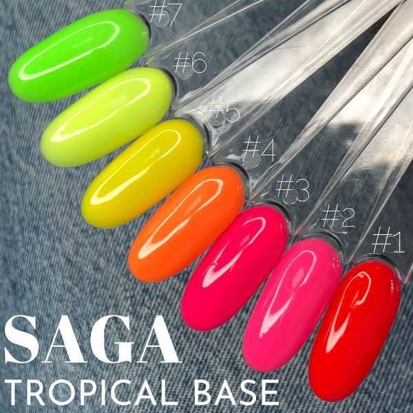 Базовое покрытие Saga Tropical Base #1, 9 мл SAGA-TRB-001 фото