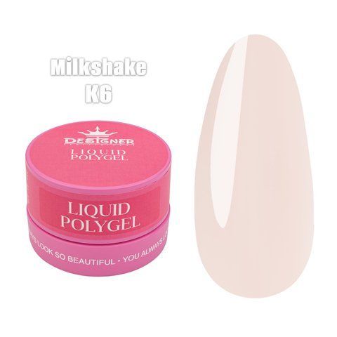 Рідкий полігель Designer Professional Liquid Polygel K6, в банці 30 мл DP-PL30-K06 фото